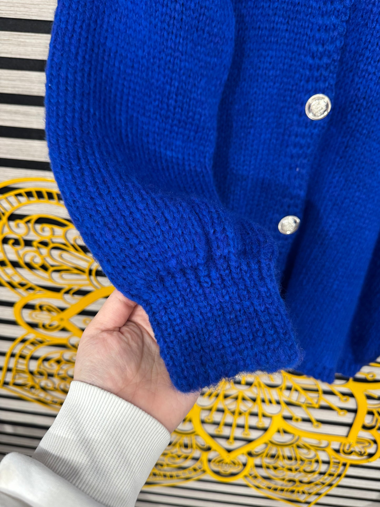 Cardigan royal blau