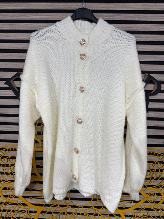 Cardigan weiß