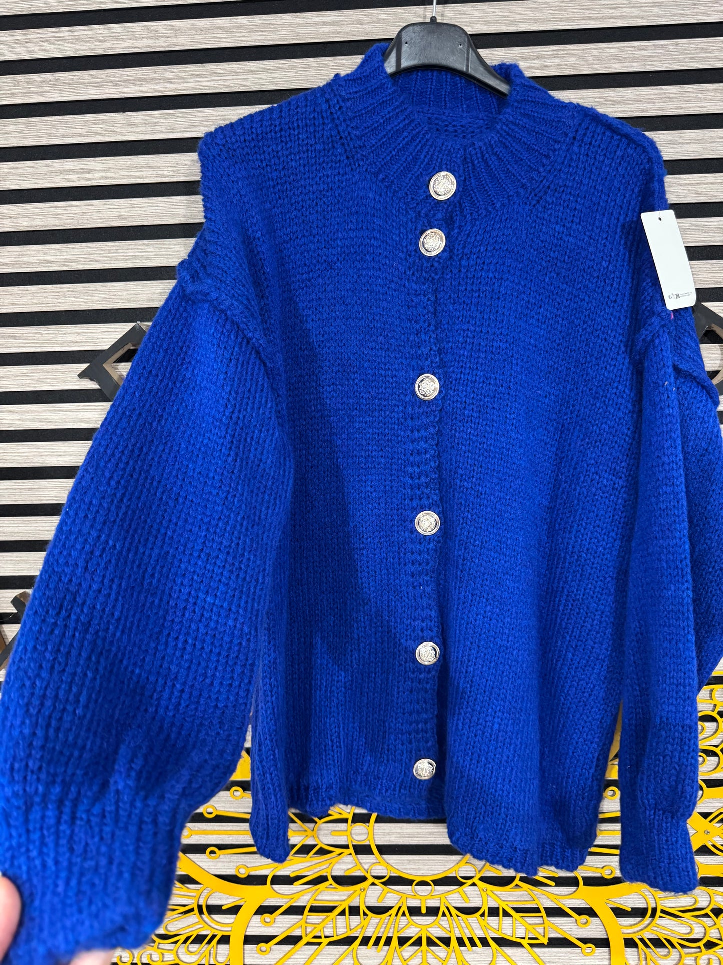 Cardigan royal blau