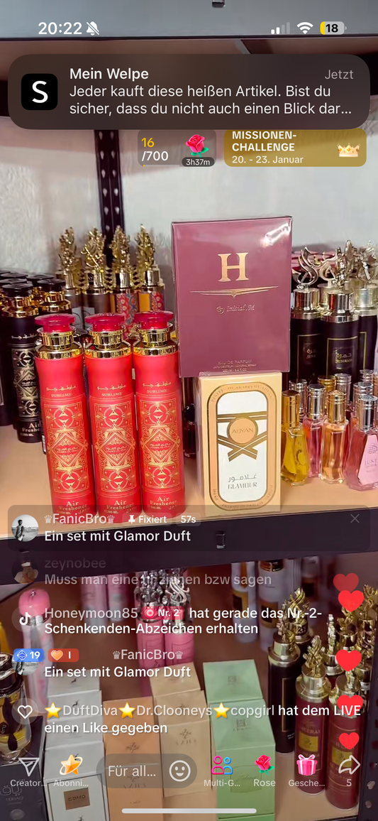 Angebot Tala Initial H + Glamour + RS 3er
