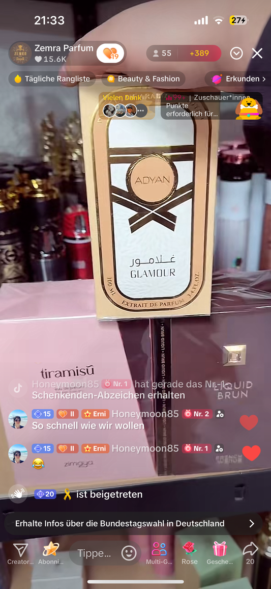 Angebot Tommy Glamour tiramisu und liquid