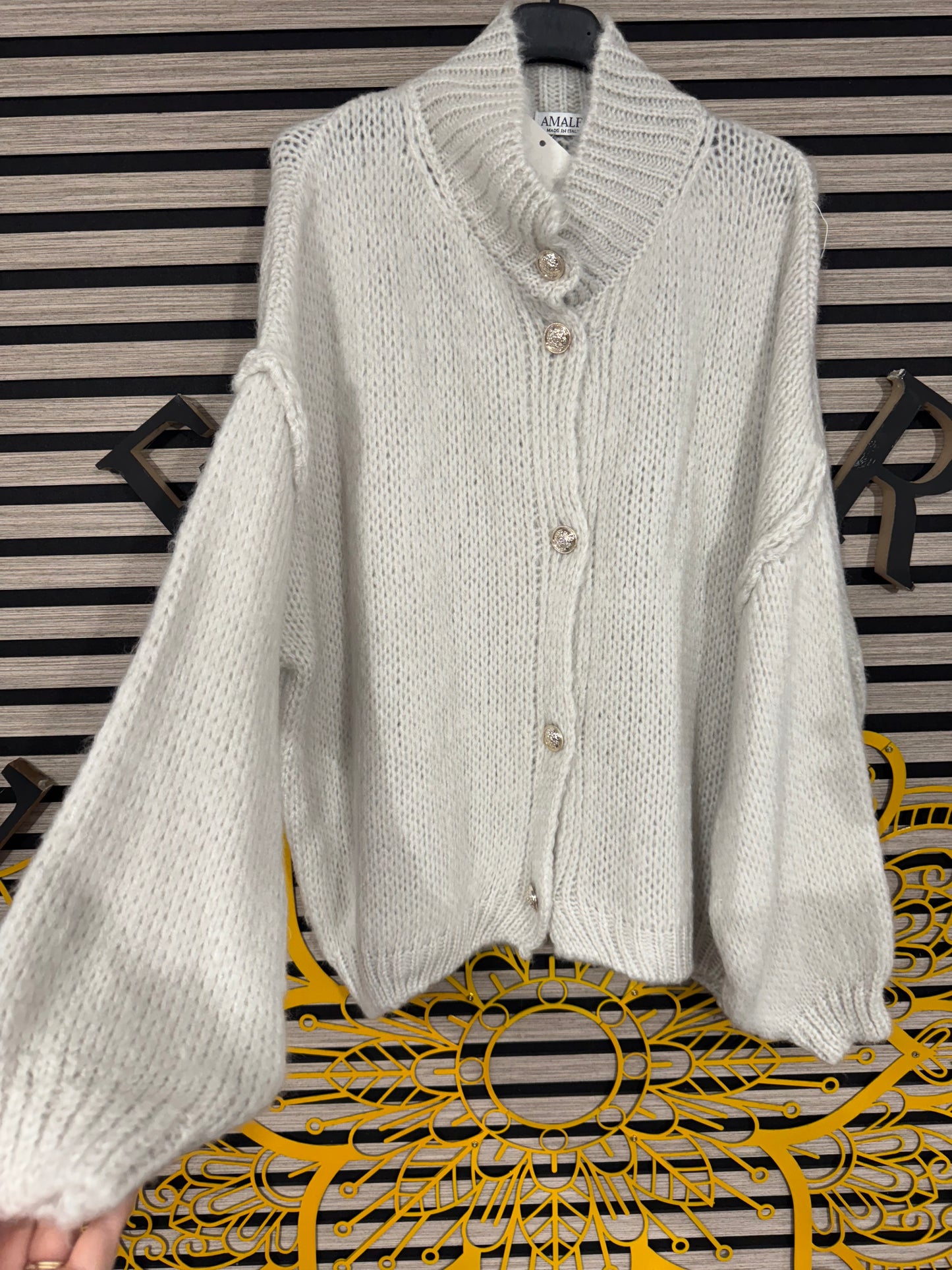 Cardigan light grau